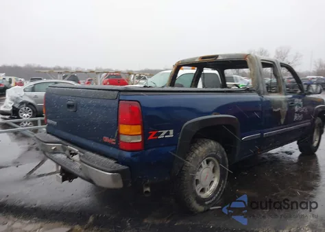 2002 GMC Sierra 1500 Sle из США, поврежденный, VIN 2GTEK19T921149078